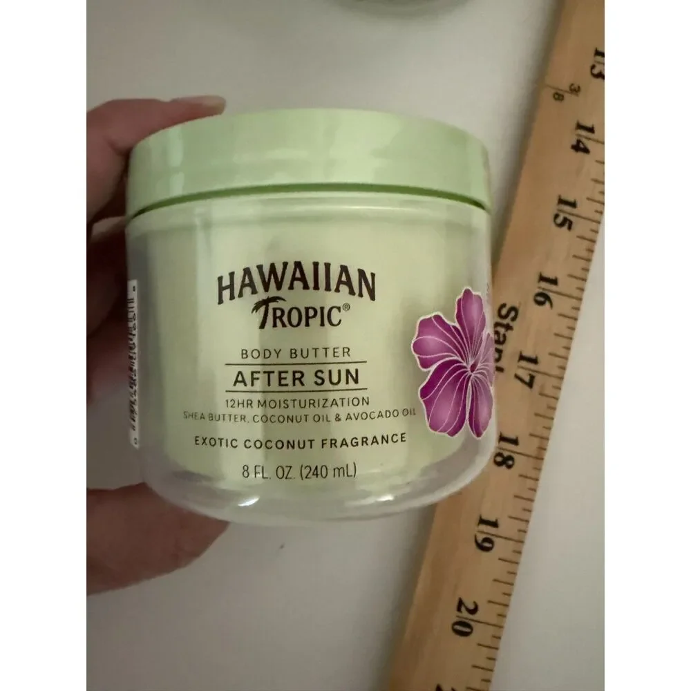 Hawaiian tropic body butter after sun 12 HR moisturization 2 pk